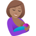 🤱🏽 breast-feeding: medium skin tone display on JoyPixels